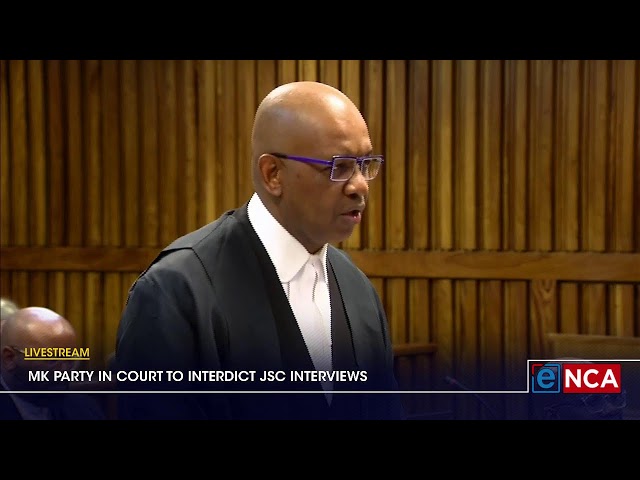 ⁣LIVESTREAM | MK Party files urgent bid to interdict JSC sitting