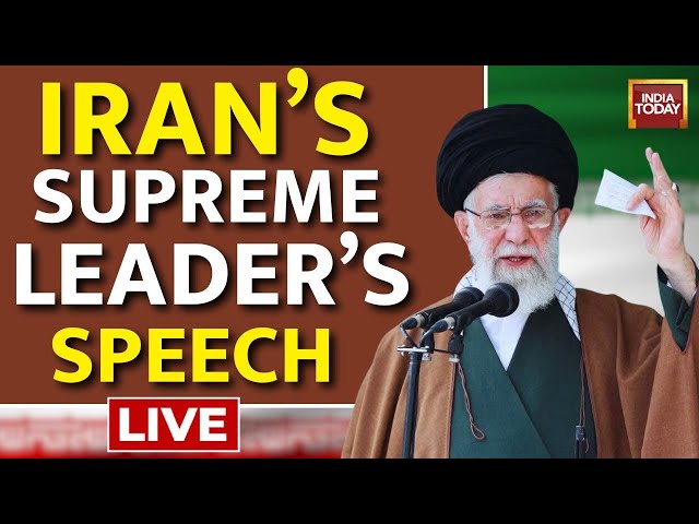 ⁣LIVE: Iran’s Khamenei Gives 1st Friday Sermon In 5 Years To Condemn Israel’s Attack | Iran-Israel