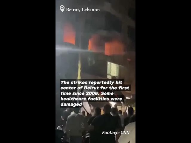 ⁣Israel continues airstrikes in Beirut, healthcare "under attack"