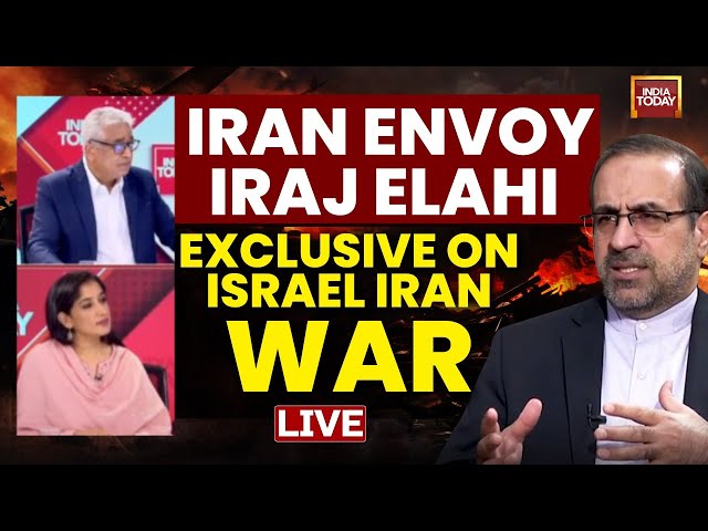 ⁣LIVE: Iran Envoy Iraj Elahi LIVE & Exclusive On Israel-Iran War | Middle East Conflict Escalates