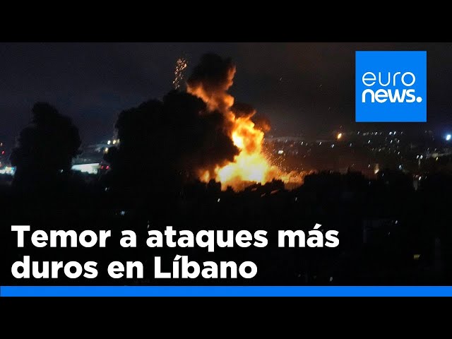 ⁣Israel emite nuevas órdenes de evacuación en Líbano, lo que hace temer una ofensiva más amplia