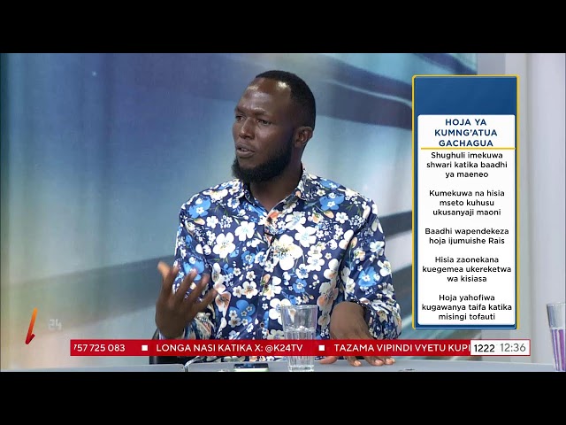 ⁣K24 TV LIVE| Habari kutoka kote nchini katika #K24Mchipuko