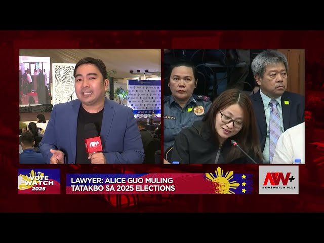 ⁣Lawyer: Alice Guo muling tatakbo sa 2025 elections | Vote Watch