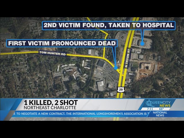 ⁣1 dead, 2 injured in connected shootings in NE CLT