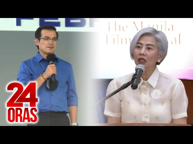 ⁣Dating magka-tandem na Lacuna at Moreno, matunog na maglalaban sa Manila mayoral race | 24 Oras