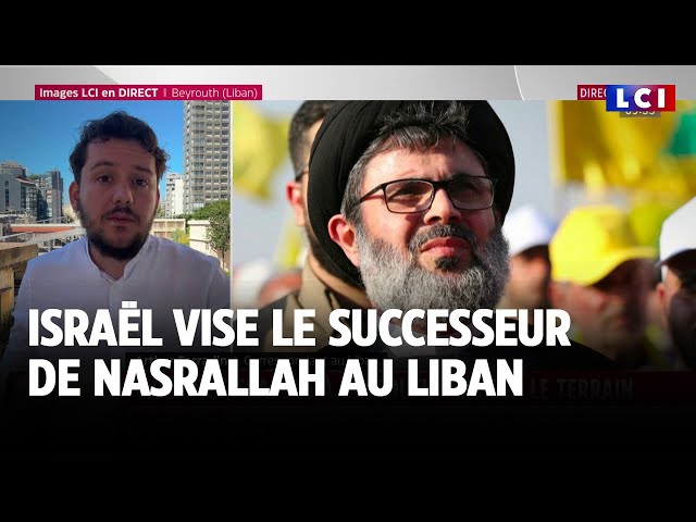 ⁣Violentes frappes à Beyrouth, Israël vise le successeur de Nasrallah au Liban