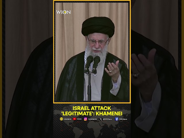 ⁣Iran-Israel War: Israel Attack 'Legal and Legitimate' Says Iran's Khamenei | WION Sho