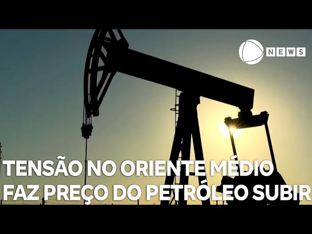 ⁣Tensão no Oriente Médio faz preço do petróleo aumentar