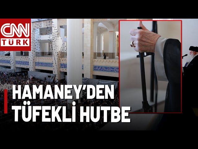 ⁣Hamaney O Hutbeyi "Tüfekle" Okudu! İran Dini Lideri İsrail'e Gözdağı Mı Verdi?