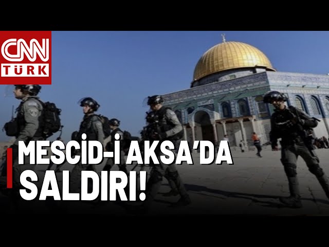 ⁣İsrail Polisinden Filistinliye Saldırı! Mescid-i Aksa'da Cuma Namazı Sonrası Yaşananlar CNN TÜR