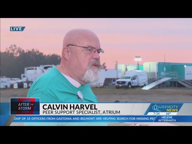 ⁣Atrium mobile hospital staffer on storm response