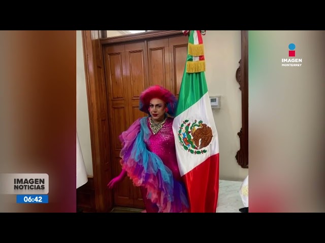 ⁣Drag Queens fueron recibidos por secretario de Gobierno | Noticias MTY primera emisión