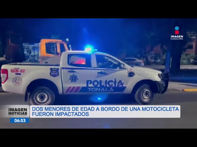 ⁣Menores de edad chocaron con unidad de transporte público | Noticias GDL con Ricardo Camarena