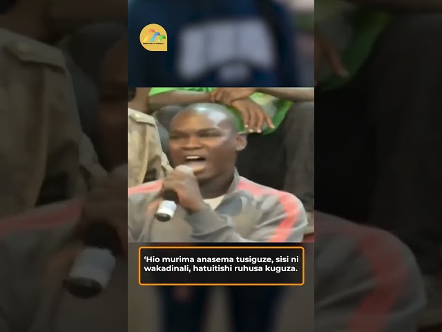 ⁣'Hio murima anasema tusiguze, sisi ni wakadinali, hatuitishi ruhusa kuguza.'