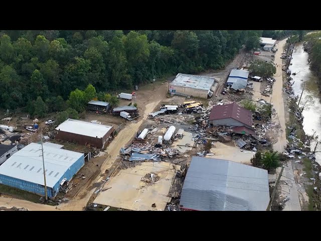 ⁣Death toll from Hurricane Helene surpasses 200 people as cleanup continues