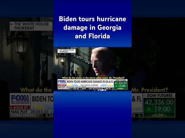 ⁣Biden: States in the storm zone are ‘getting everything they need’ #shorts