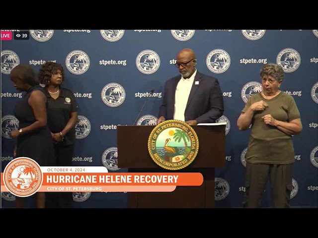 ⁣Helene Recovery: St. Pete Update