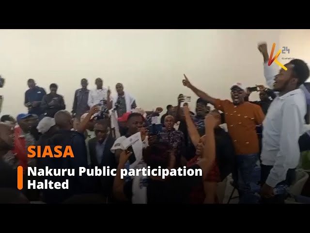 ⁣Nakuru Public participation Halted