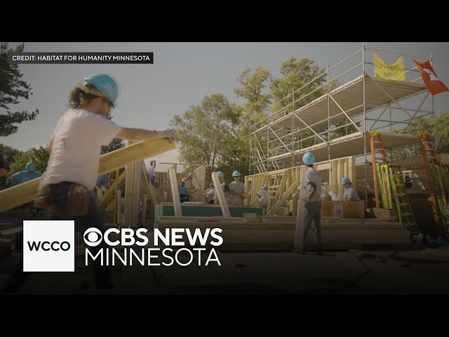 ⁣Habitat for Humanity home construction continues in St. Paul