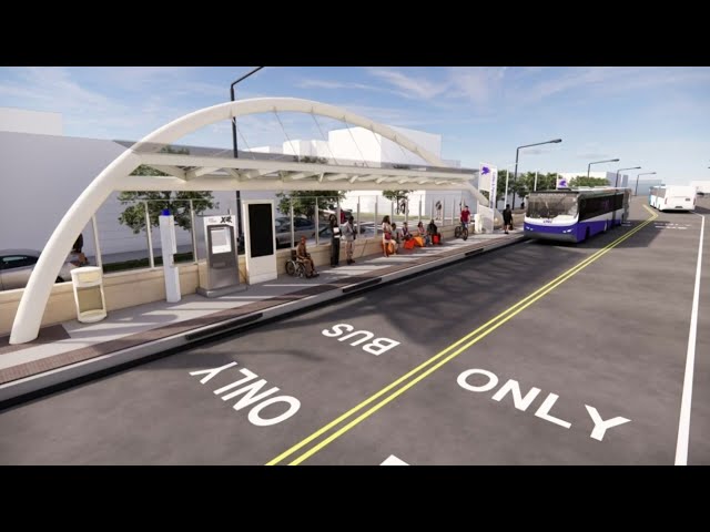 ⁣Bus Rapid Transit project begins along Colfax Avenue