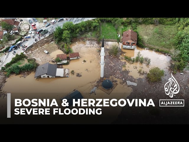 ⁣Severe flooding in Bosnia and Herzegovina claims lives and devastates communities