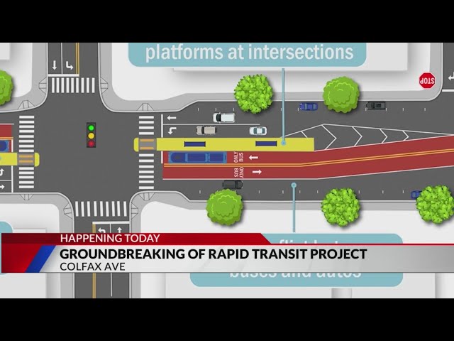 ⁣Construction to start on Colfax Rapid Transit project