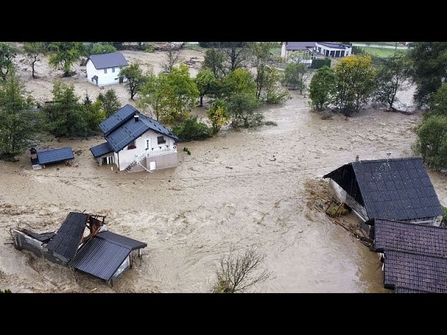 ⁣At least 15 killed in severe flooding after heavy rainstorm hits Bosnia