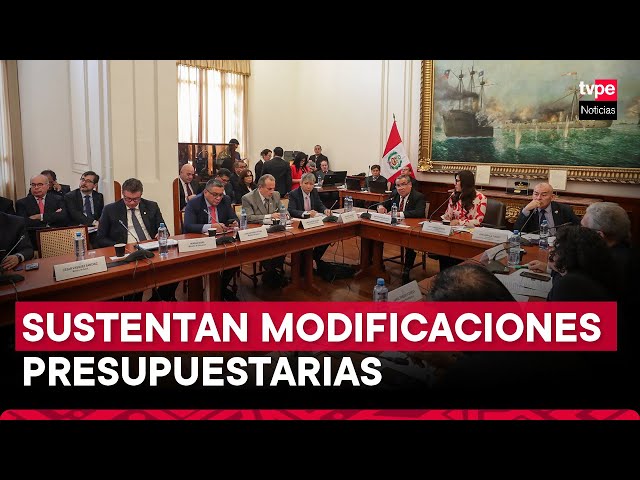 ⁣Ministros de Estado se presentan ante la Comisión de Presupuesto