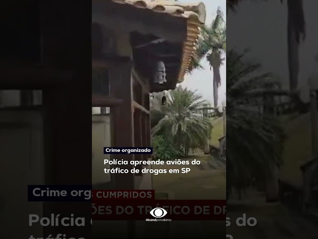 ⁣A polícia apreendeu aeronaves utilizadas para o tráfico de drogas em Joanópolis, em SP #shorts