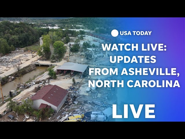 ⁣Watch: Updates from Asheville, North Carolina