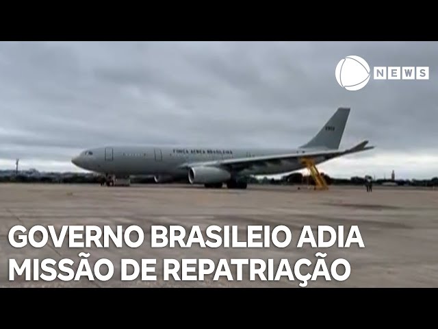 ⁣Governo brasileiro adia missão de repatriação no Líbano