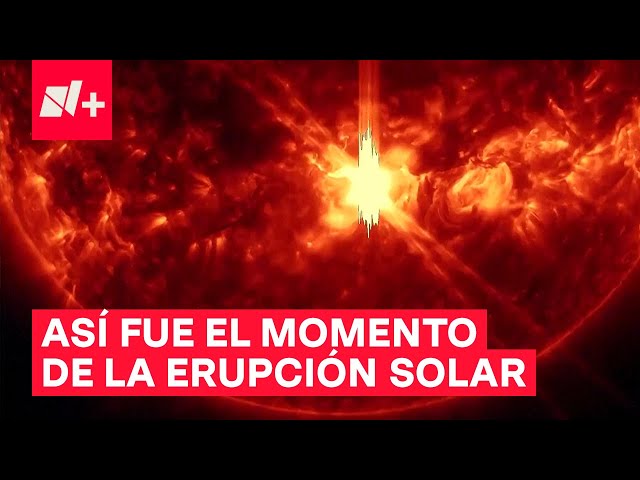 ⁣La NASA capta la erupción solar más grande en siete años - N+