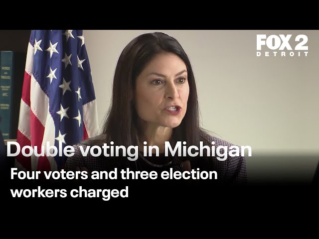 ⁣Election FRAUD in Michigan after double voting report