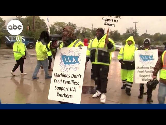 ⁣Dockworkers suspend strike until January