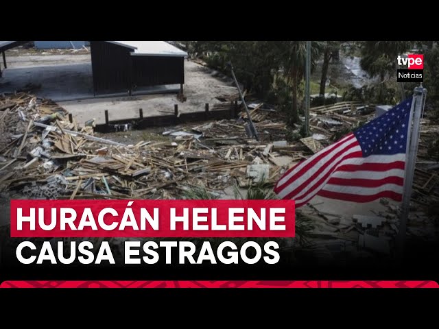 ⁣El huracán Helene deja más de 210 muertos en EEUU, según autoridades