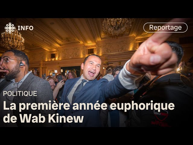 ⁣Un an plus tard, Wab Kinew est toujours en lune de miel