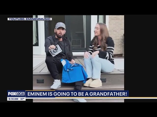 ⁣Eminem is going to be a grandfather