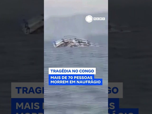 ⁣Mais de 70 pessoas morrem em naufrágio no Congo.  #RecordNews #shorts