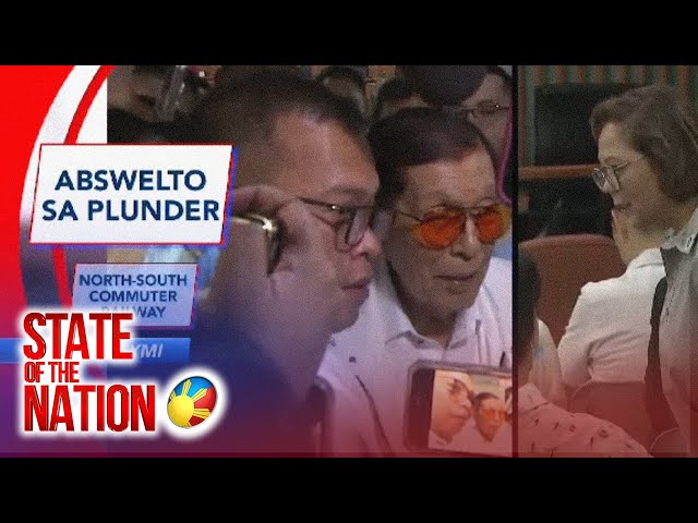 ⁣Presidential legal counsel Juan Ponce Enrile at mga kapwa akusadong sina Gigi Reyes at... | SONA