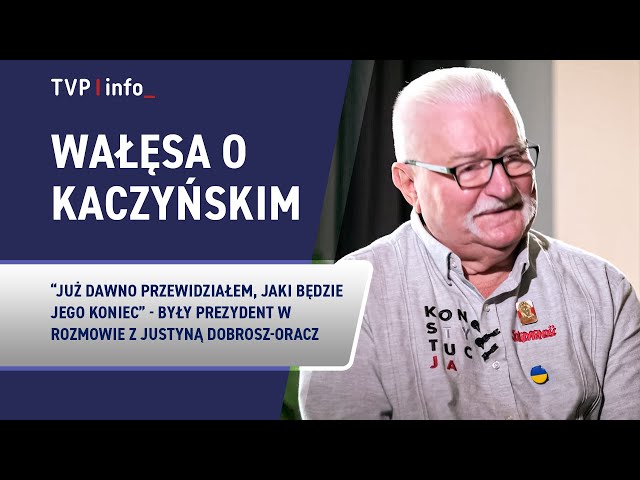 Lech Wałęsa dla TVP Info: Kaczyński skończy marnie | WYWIAD