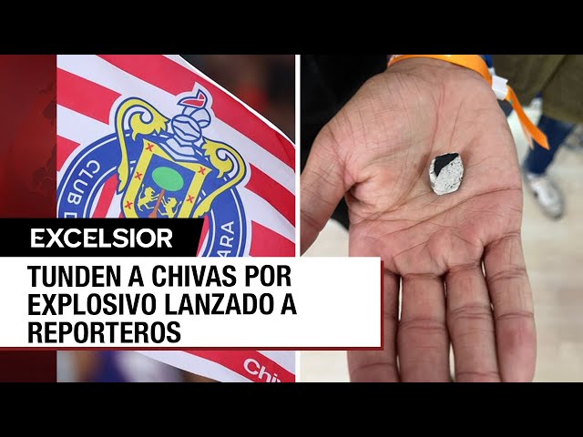 Chivas en el ojo del huracán por petardo lanzado a la prensa