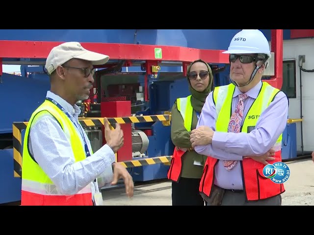 ⁣Visite de la Délégation au Port et à la Zone Franche