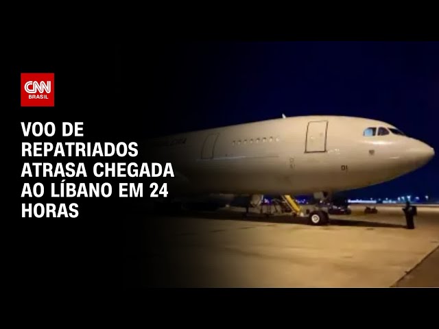 ⁣Voo de repatriados atrasa chegada ao Líbano em 24 horas | CNN 360º