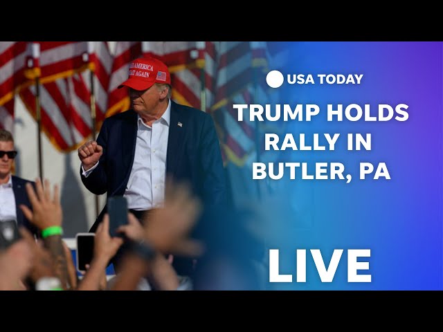 ⁣Watch live: Donald Trump returns to Butler, Pennsylvania for rally