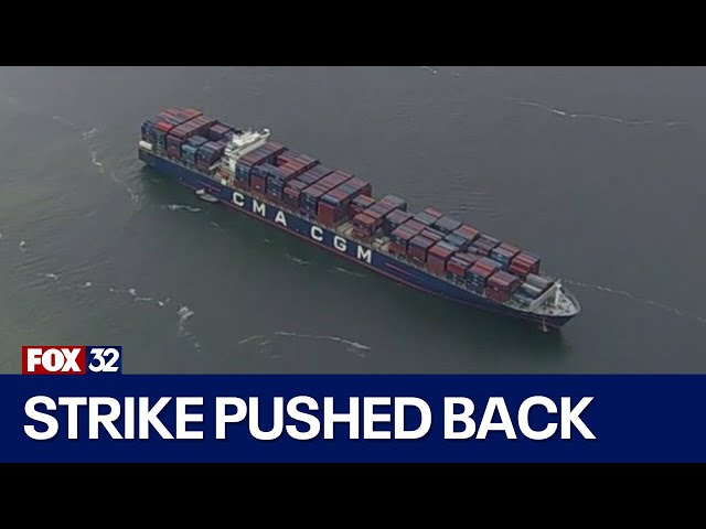 ⁣Nationwide port strike suspended until Jan. 15 after deal reached