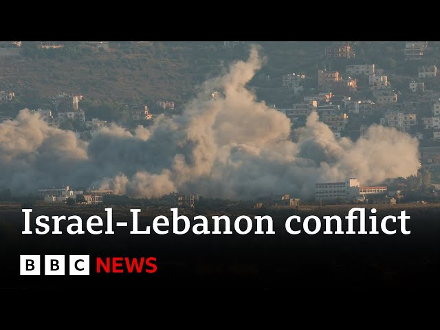 ⁣More blasts in Beirut after key route out of Lebanon hit by Israeli strike | BBC News