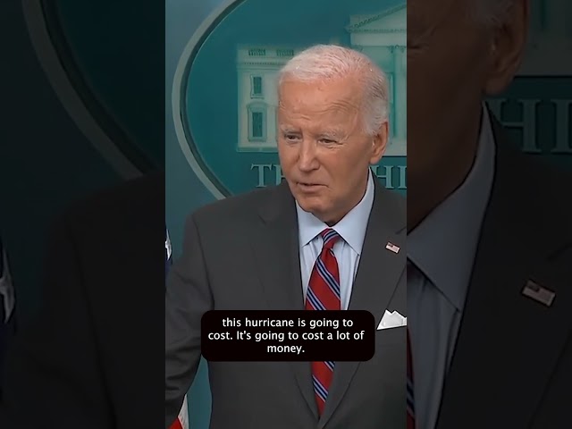 ⁣President Biden remarks on the cost of Hurricane Helene