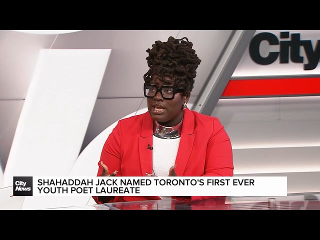 ⁣Shahaddah Jack is Toronto's first Youth Poet Laureate