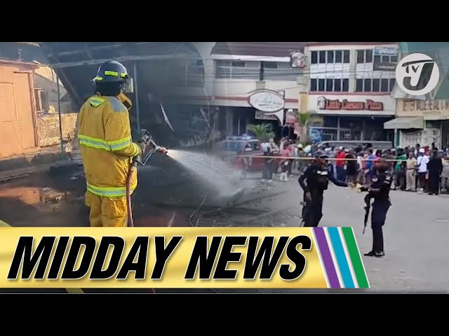 ⁣4 Shot, 2 Dead in Mandeville Market | 28 Shops Destroyed In Lucea Market Fire