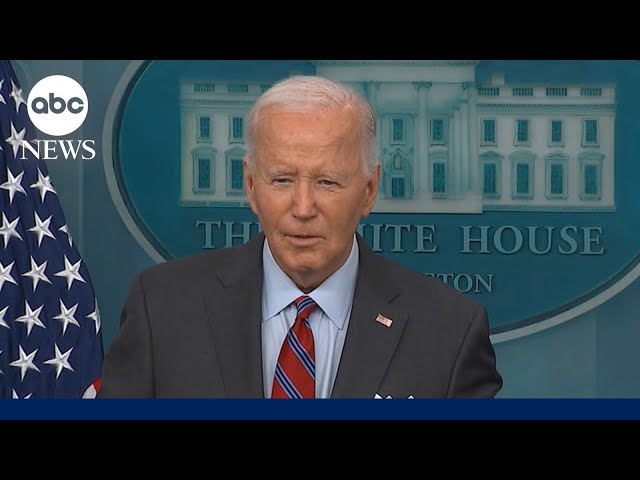 ⁣Biden hails tentative agreement with dockworkers